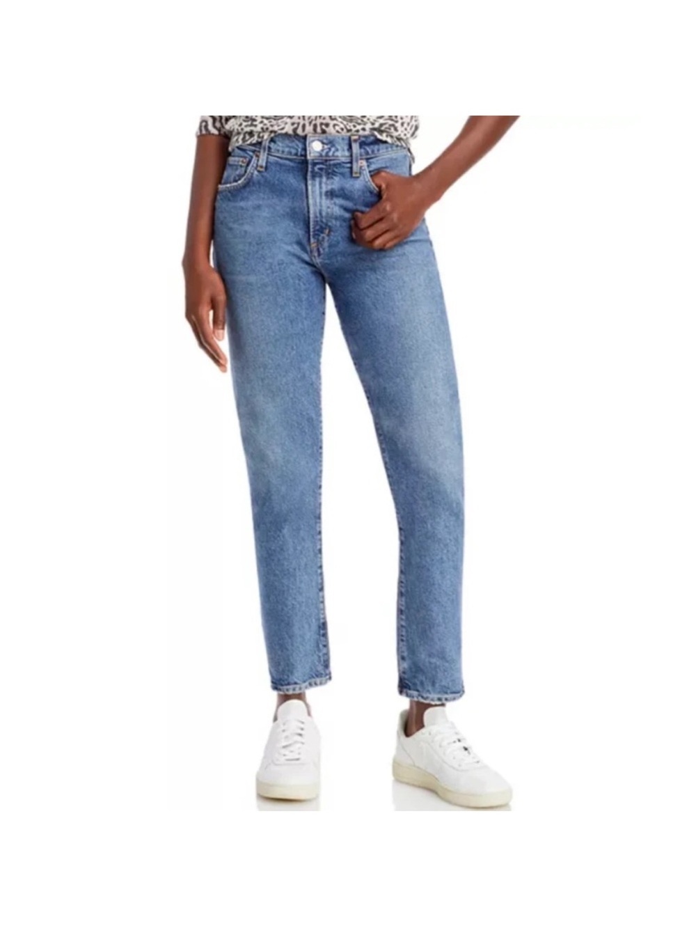 AGOLDE Toni Mid Rise Jeans in Landmark Size 26